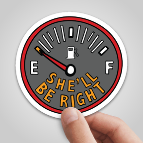 She’ll Be Right Fuel 🤷⛽ – Sticker