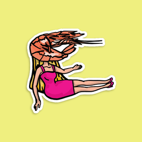 Shrimp on a Barbie 👜 - Sticker