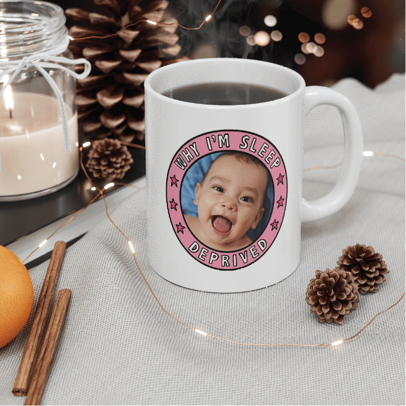 Sleep Deprived 👶 - Customisable Coffee Mug