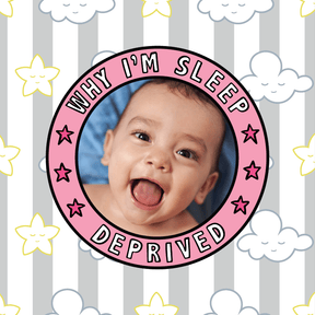 Sleep Deprived 👶 - Customisable Stubby Holder