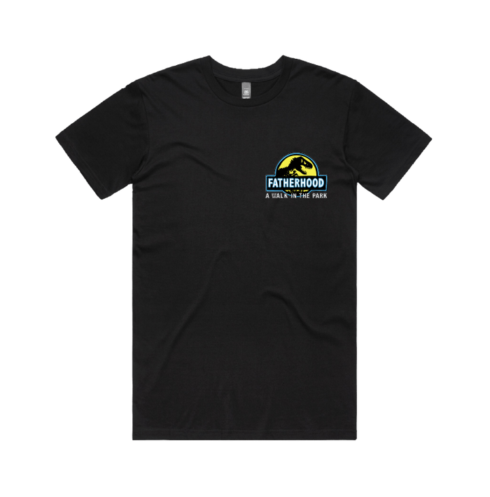 Small Front Design / Black / S Jurassic Dad 🦖 - Men's T Shirt