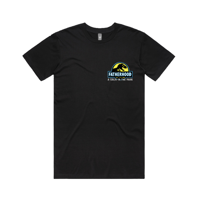 Small Front Design / Black / S Jurassic Dad 🦖 - Men's T Shirt