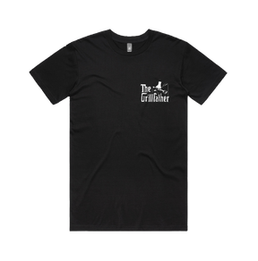 Small Front Design / Black / S The Grillfather 🥩 - Men's T Shirt