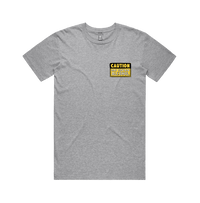 Small Front Design / Grey / S May Contain Alcohol 🍺 - Men's T Shirt
