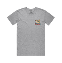 Small Front Design / Grey / S Steve's Snaghouse 🌭 - Men's T Shirt
