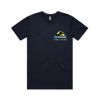 Small Front Design / Navy / S Jurassic Dad 🦖 - Men's T Shirt