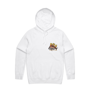 Small Front Design / White / S D.I.L.F 🐟 - Unisex Hoodie