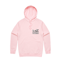Small Front Print / Pink / S The Grillfather 🥩 - Unisex Hoodie