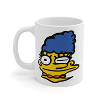 Smeared Marge 👕 - Coffee Mug