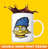 Smeared Marge 👕 - Coffee Mug