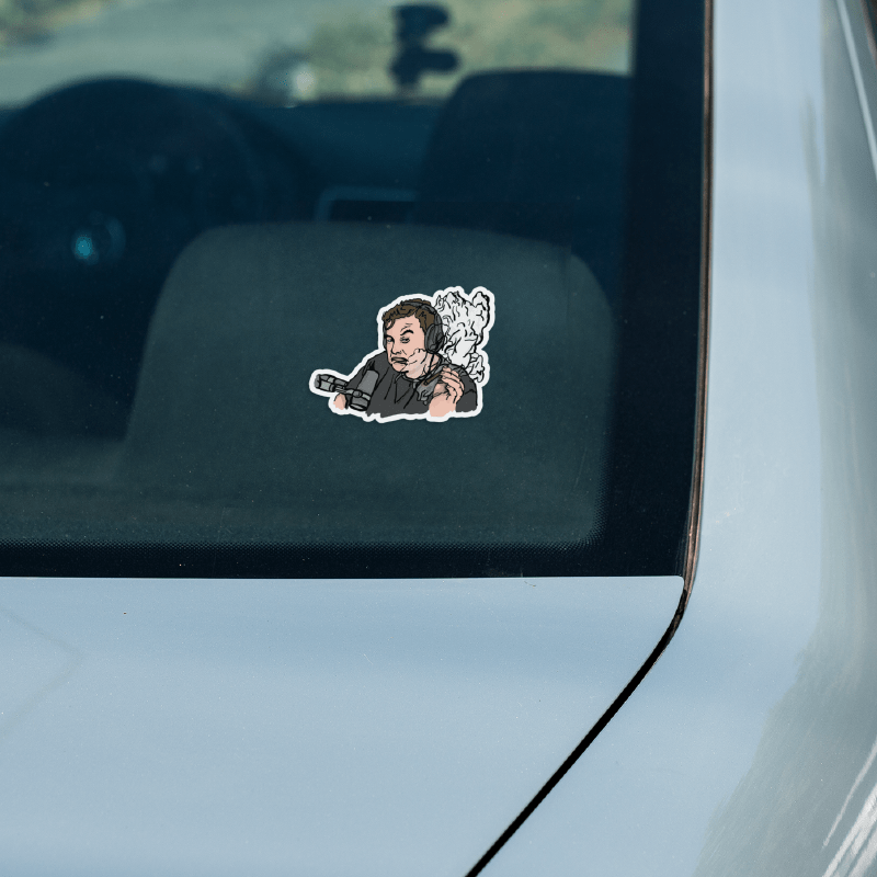 Smokin' Elon 💨 - Sticker