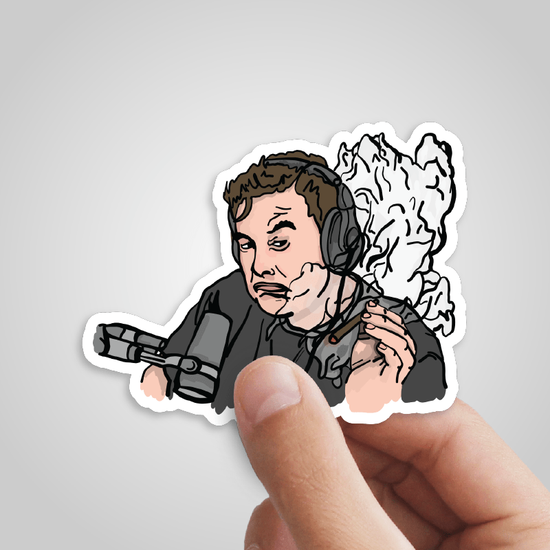 Smokin' Elon 💨 - Sticker