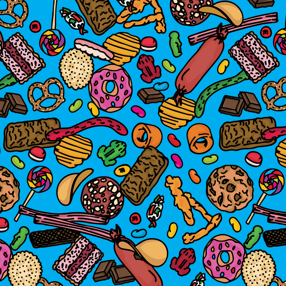 Snacks! 🍬🍪🖱️ – Mouse Pad