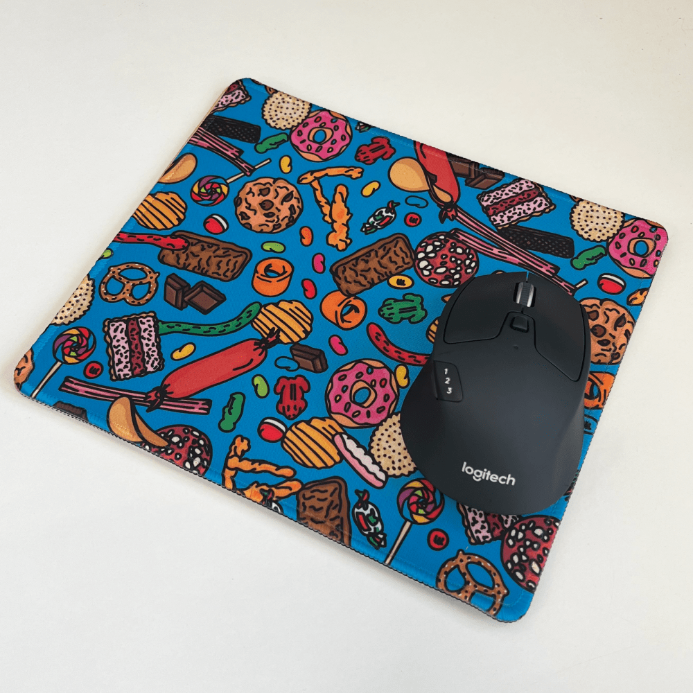 Snacks! 🍬🍪🖱️ – Mouse Pad
