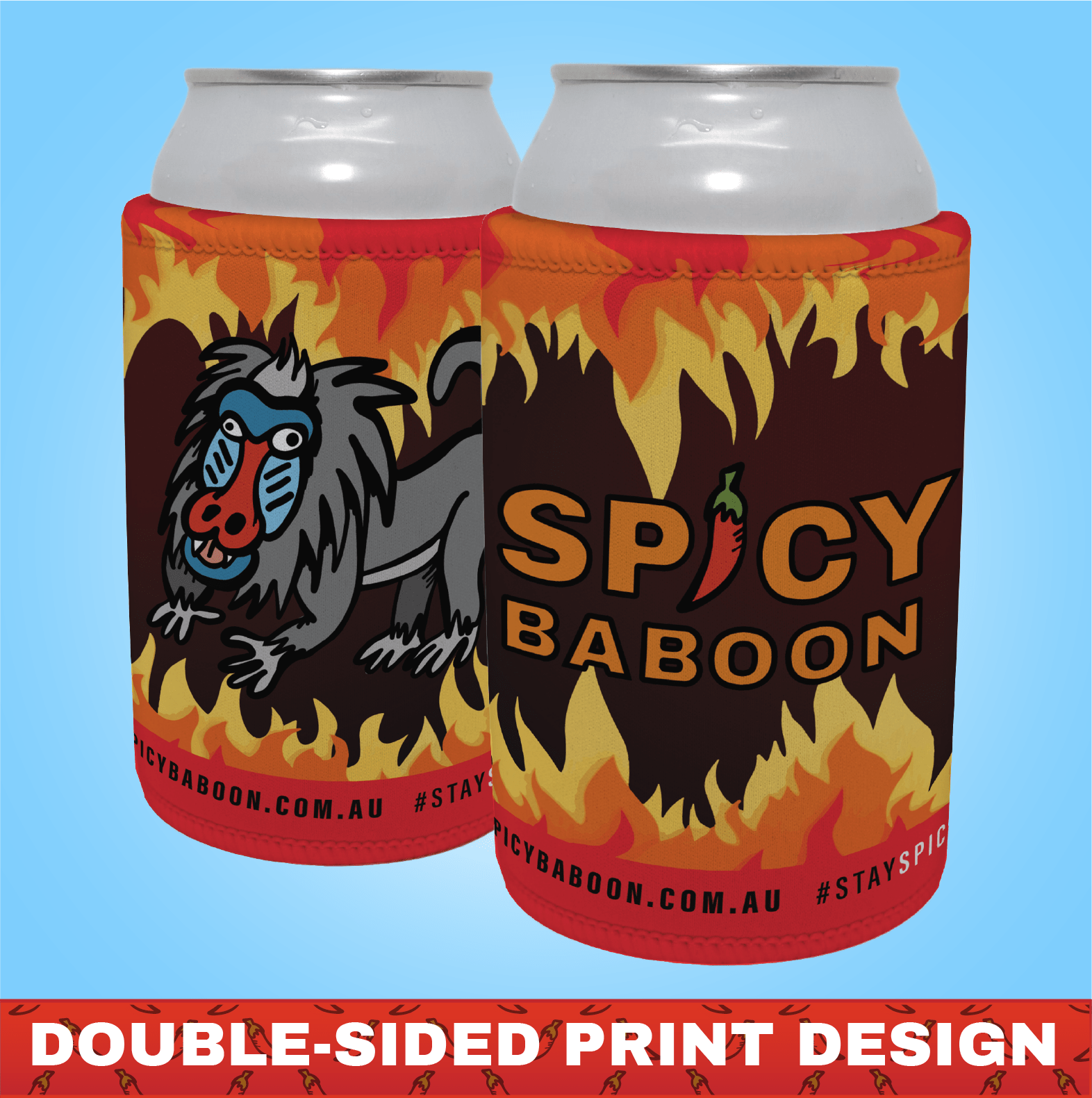 Spicy Baboon 🌶️ - Stubby Holder