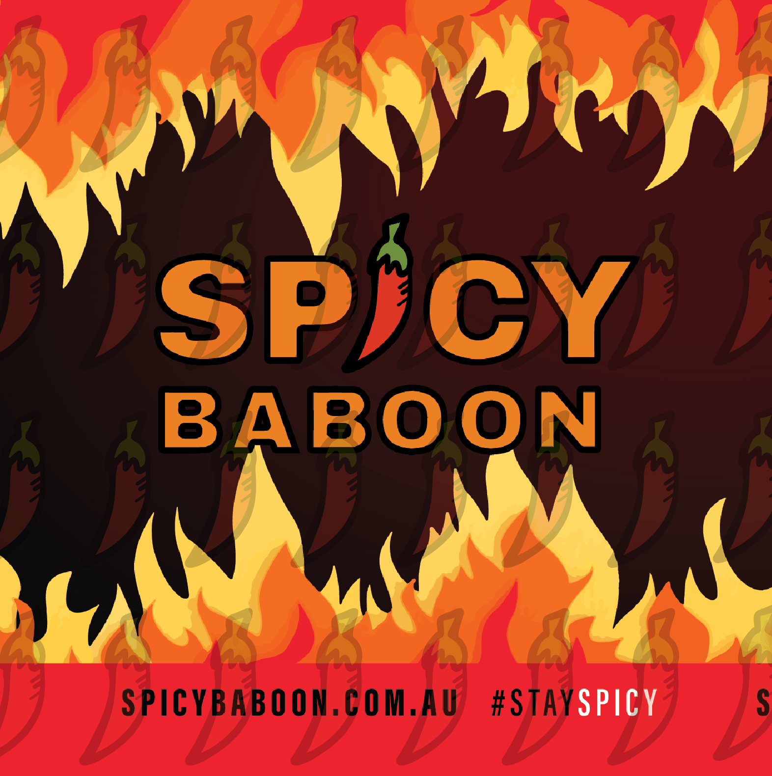 Spicy Baboon 🌶️ - Stubby Holder