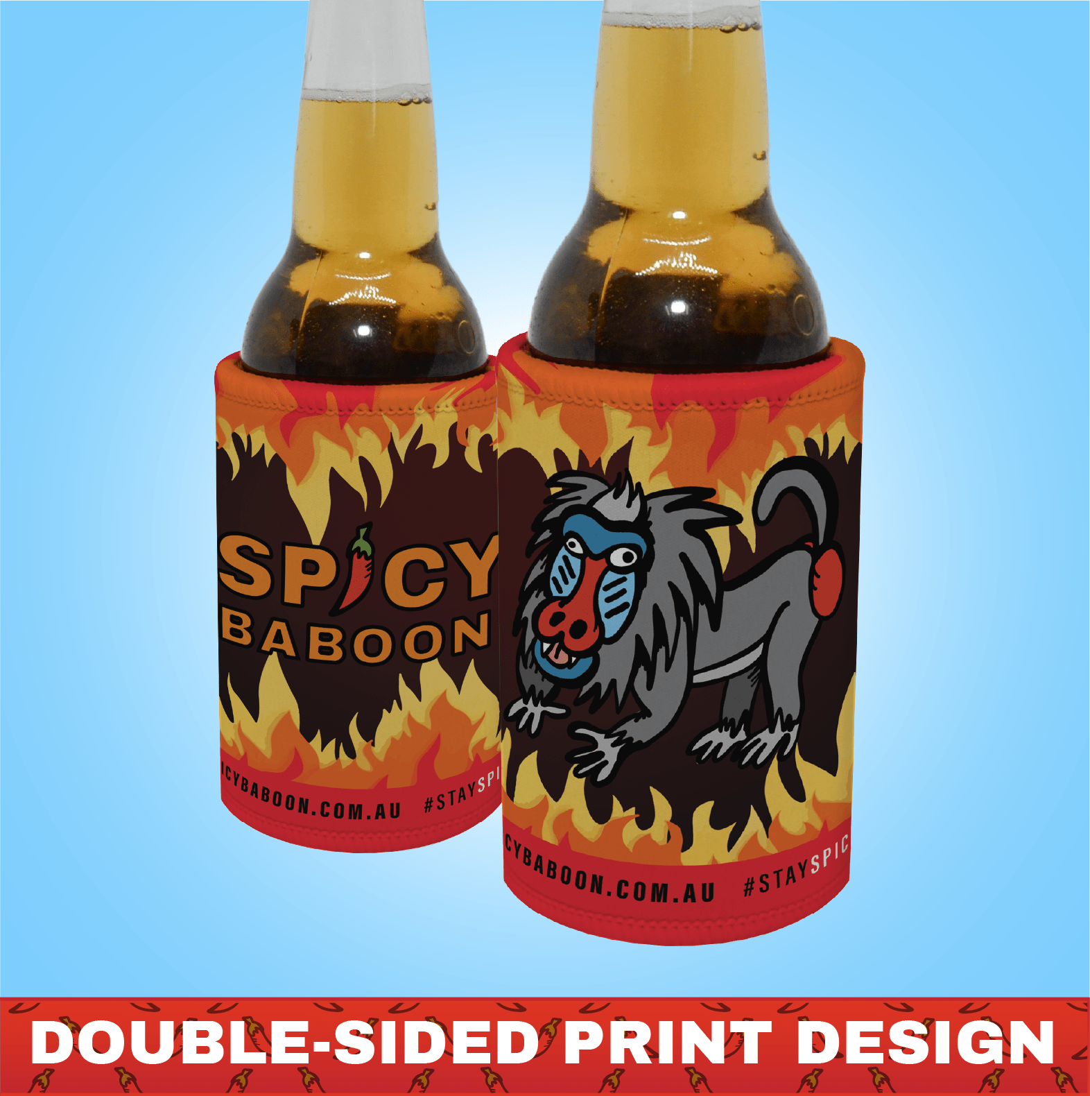 Spicy Baboon 🌶️ - Stubby Holder