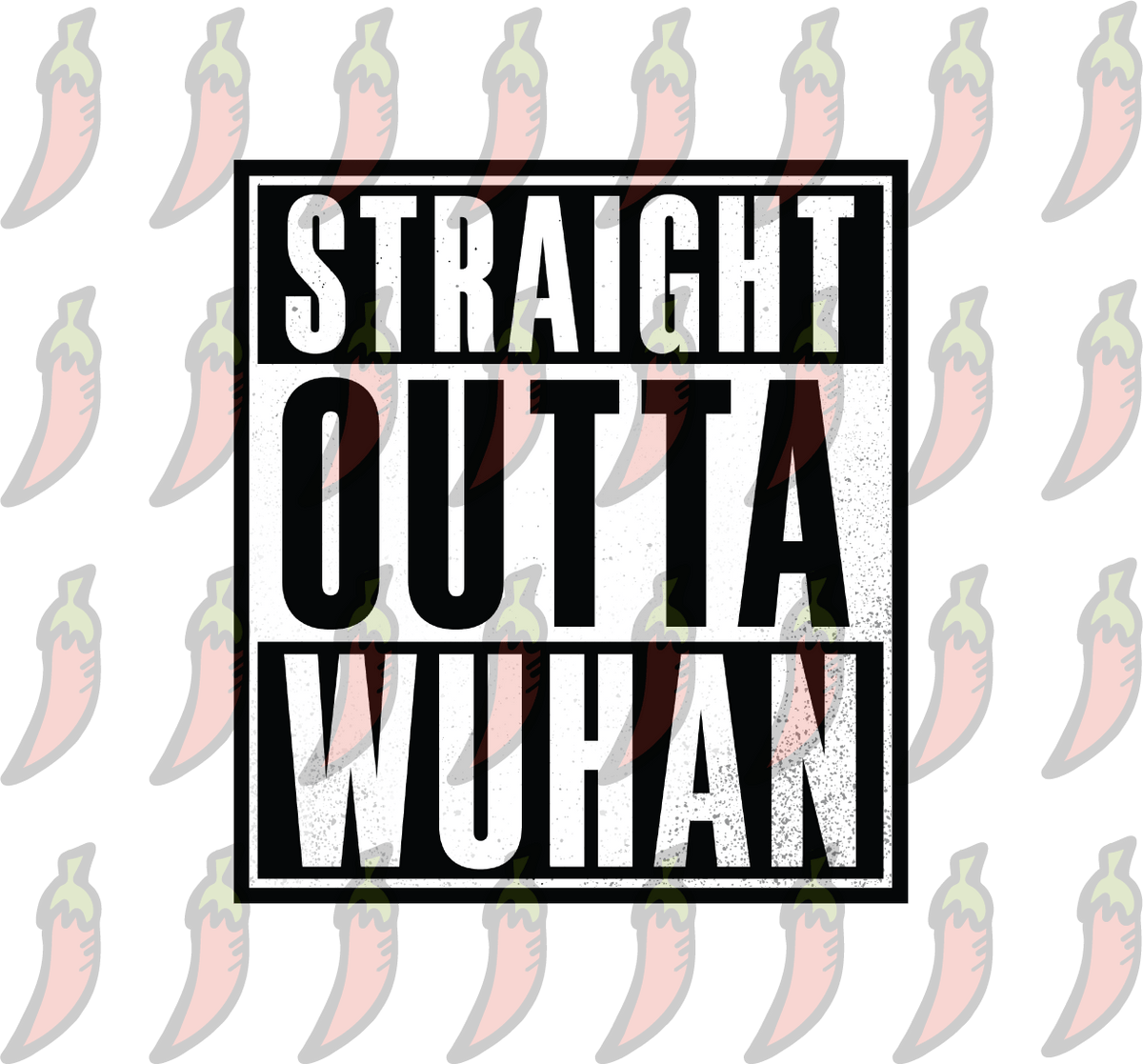 Straight Outta Wuhan ✊🏾 - Men's T Shirt