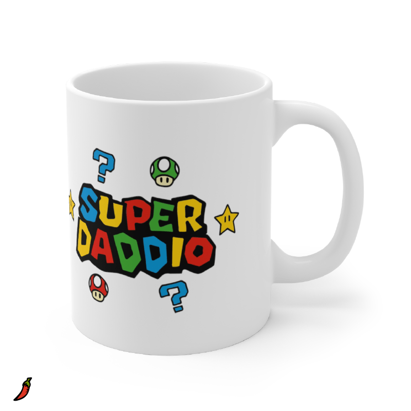 Super Daddio ⭐🍄 – Coffee Mug