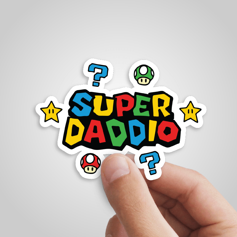 Super Daddio ⭐🍄 – Sticker