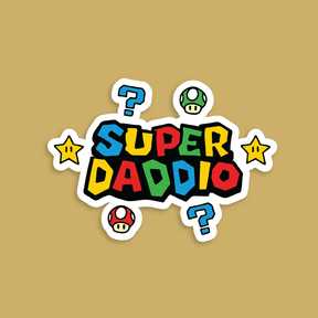 Super Daddio ⭐🍄 – Sticker