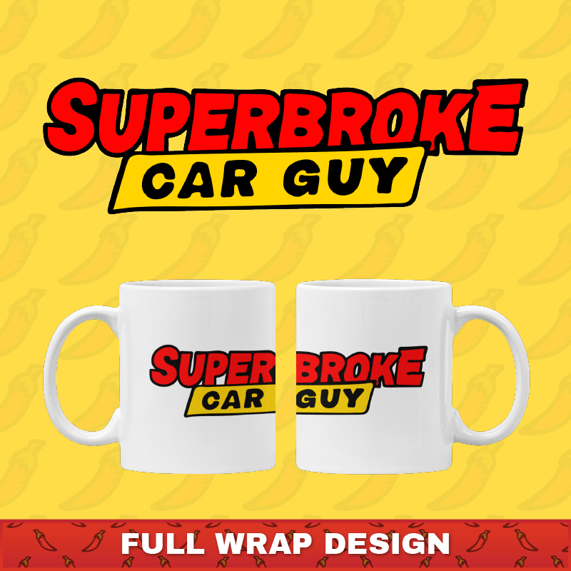 Superbroke Car guy 🚗💸 – Coffee Mug