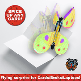 Surprise Flying Butterfly Prank 🦋