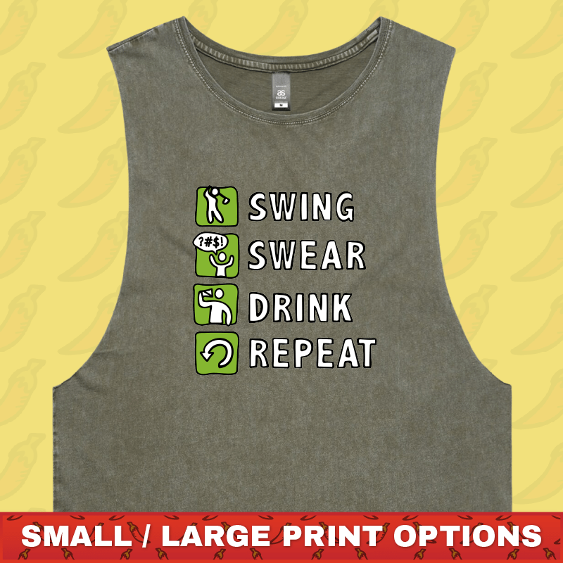 Swing Swear Drink Repeat 🏌 – Tank