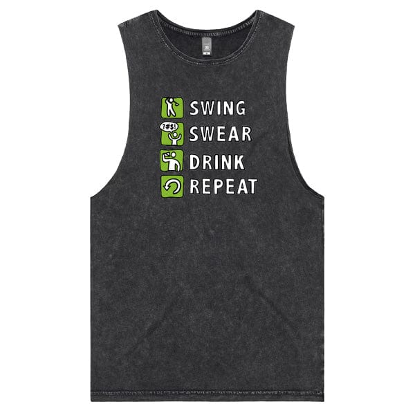 Swing Swear Drink Repeat 🏌 – Tank