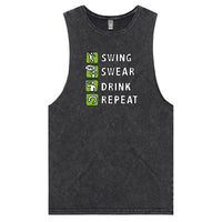 Swing Swear Drink Repeat 🏌 – Tank