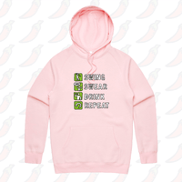 Swing Swear Drink Repeat 🏌 – Unisex Hoodie