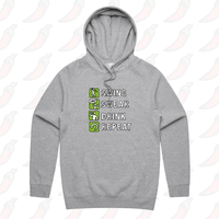 Swing Swear Drink Repeat 🏌 – Unisex Hoodie