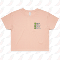 Swing Swear Drink Repeat 🏌 – Women's Crop Top