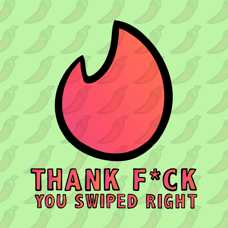 Swipe Right 🔥- Women's Crop Top