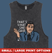 That's What She Said 🖨️ - Tank