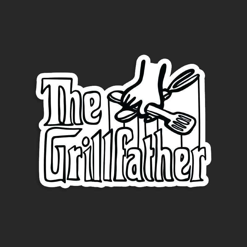 The Grillfather 🥩 - Sticker