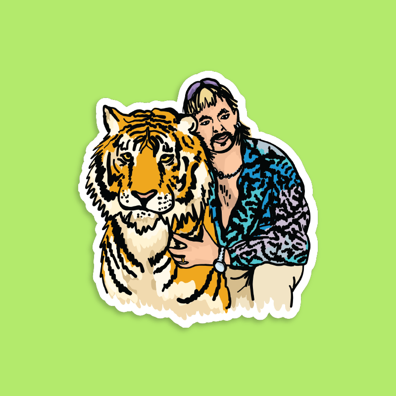 The King of Tigers 🐯 - Sticker