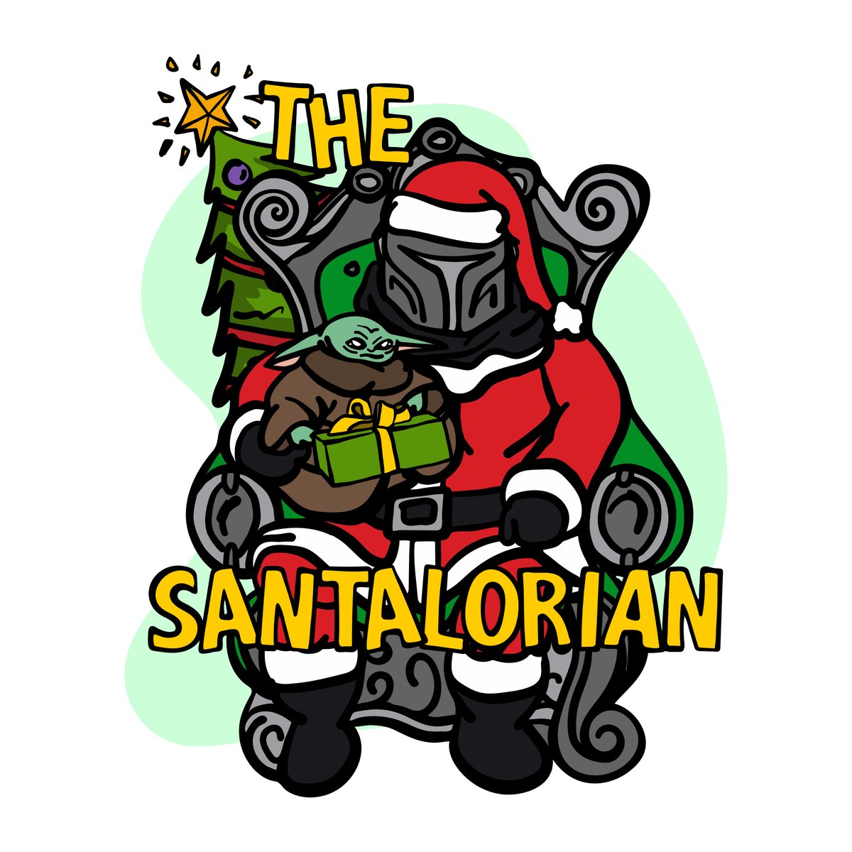 The Santalorian 👽🎅 - Men's T Shirt