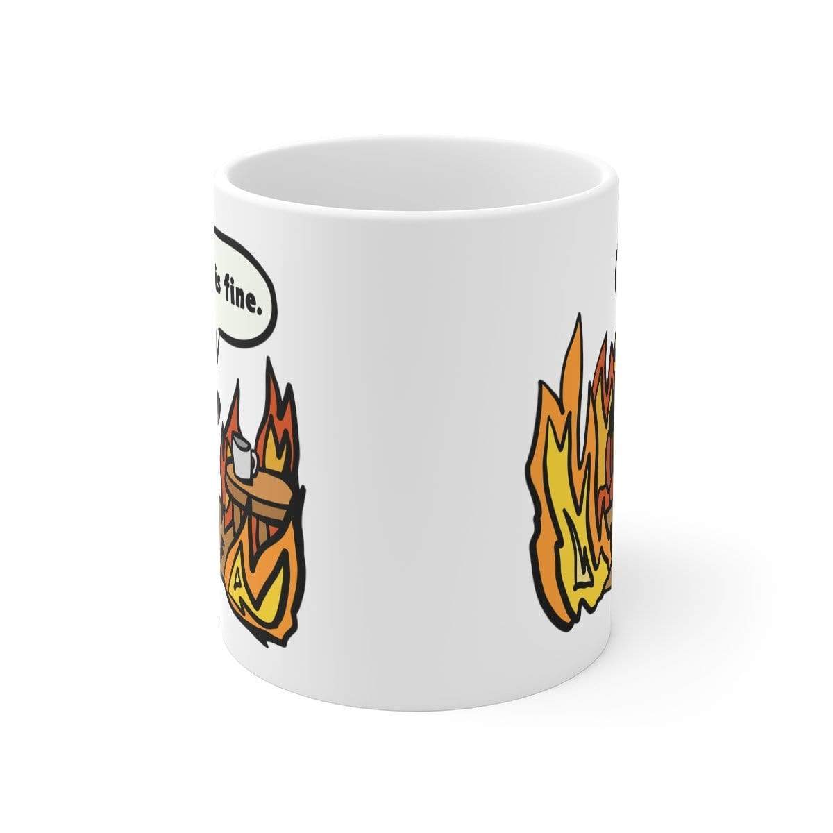 This Is Fine 🔥 - Coffee Mug