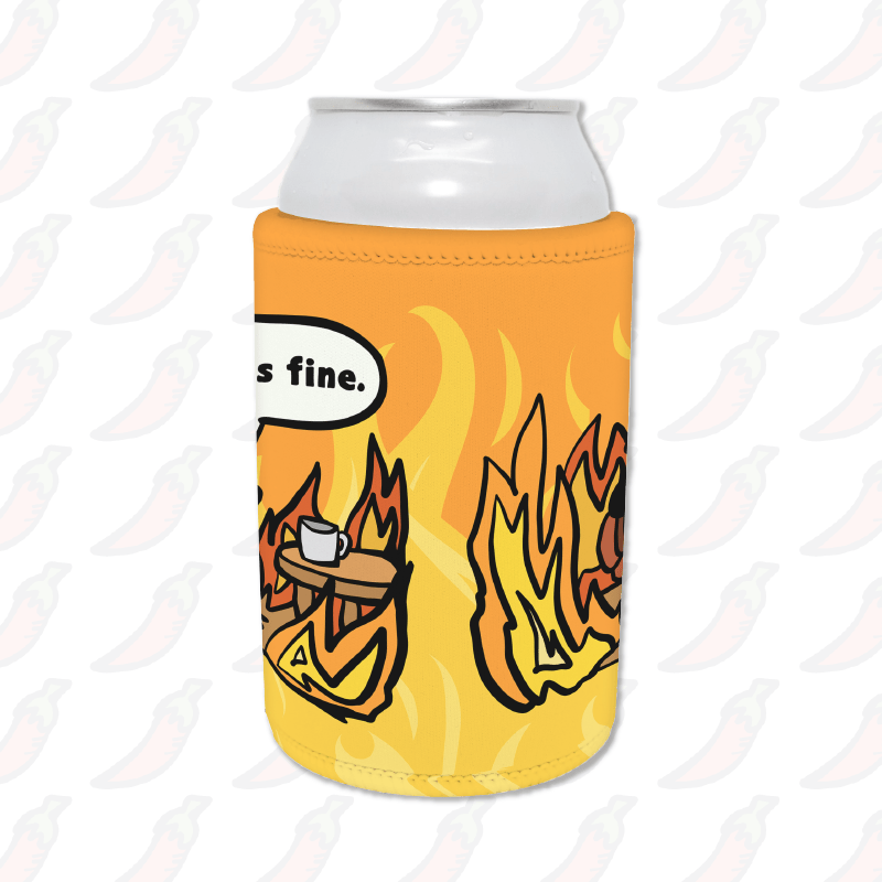 This Is Fine 🔥 - Stubby Holder