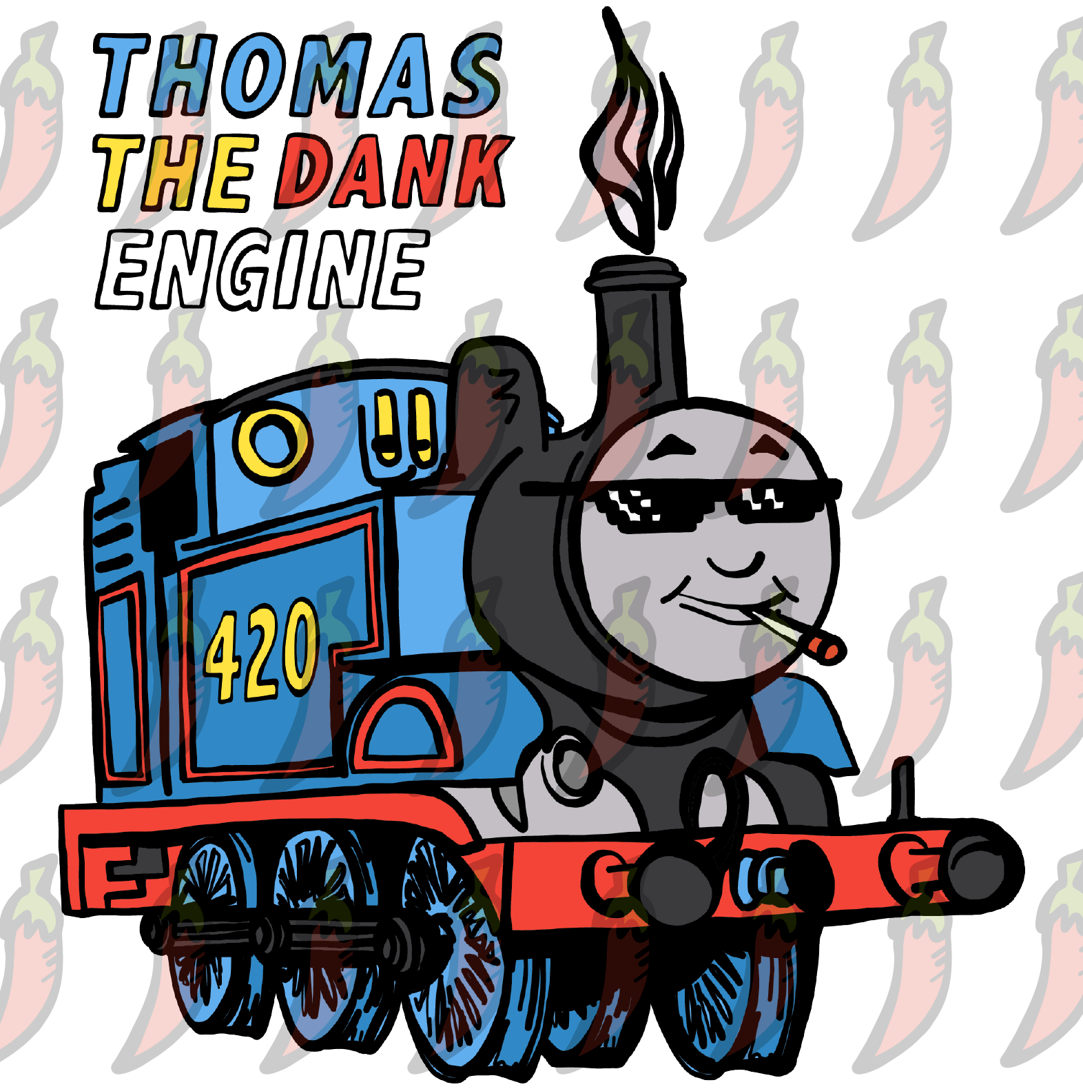 Thomas The Dank Engine 🚂 - Unisex Hoodie