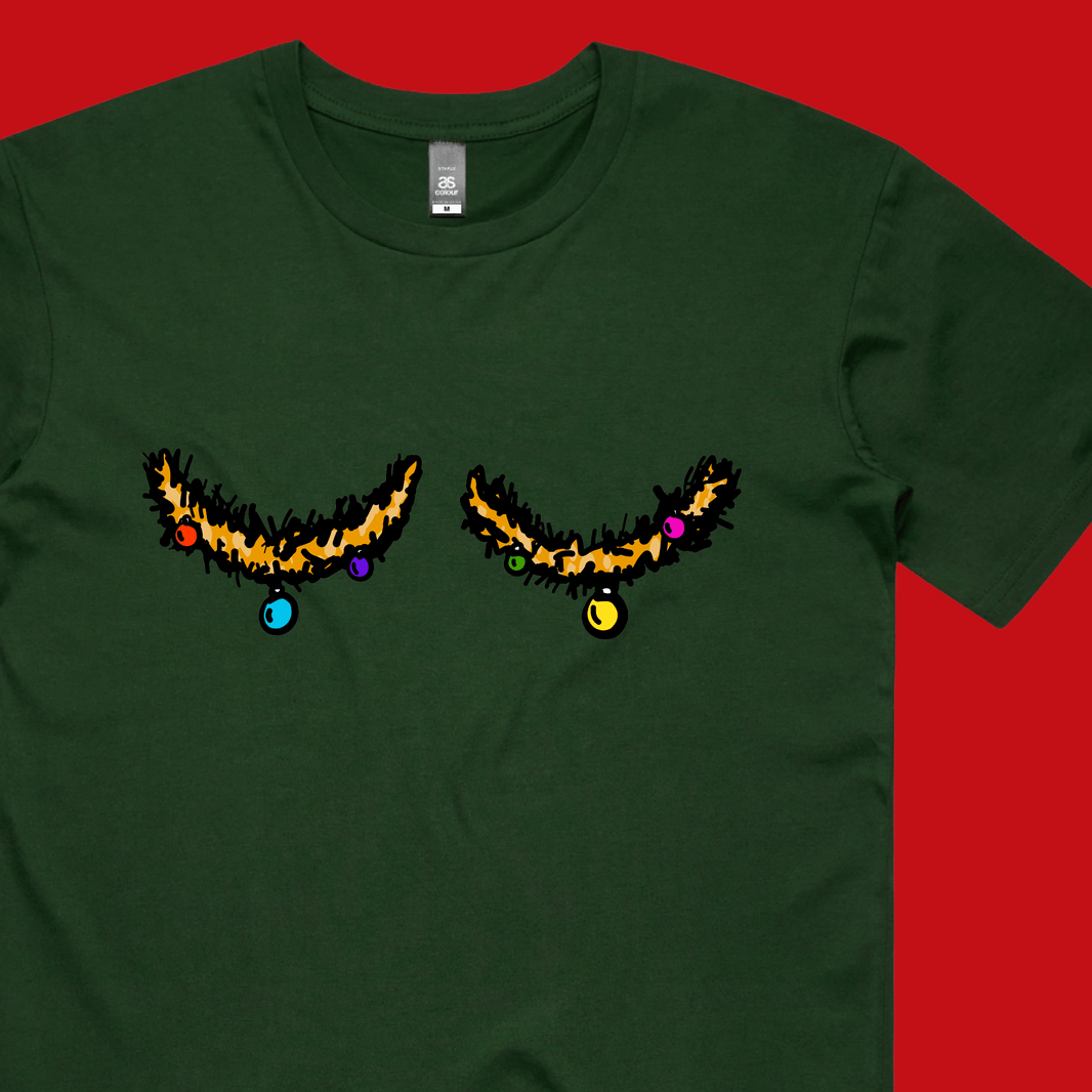 Tinsel Tits 🍈🍈🎄 - Men's T Shirt