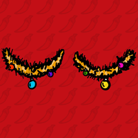 Tinsel Tits 🍈🍈🎄 - Women's Crop Top