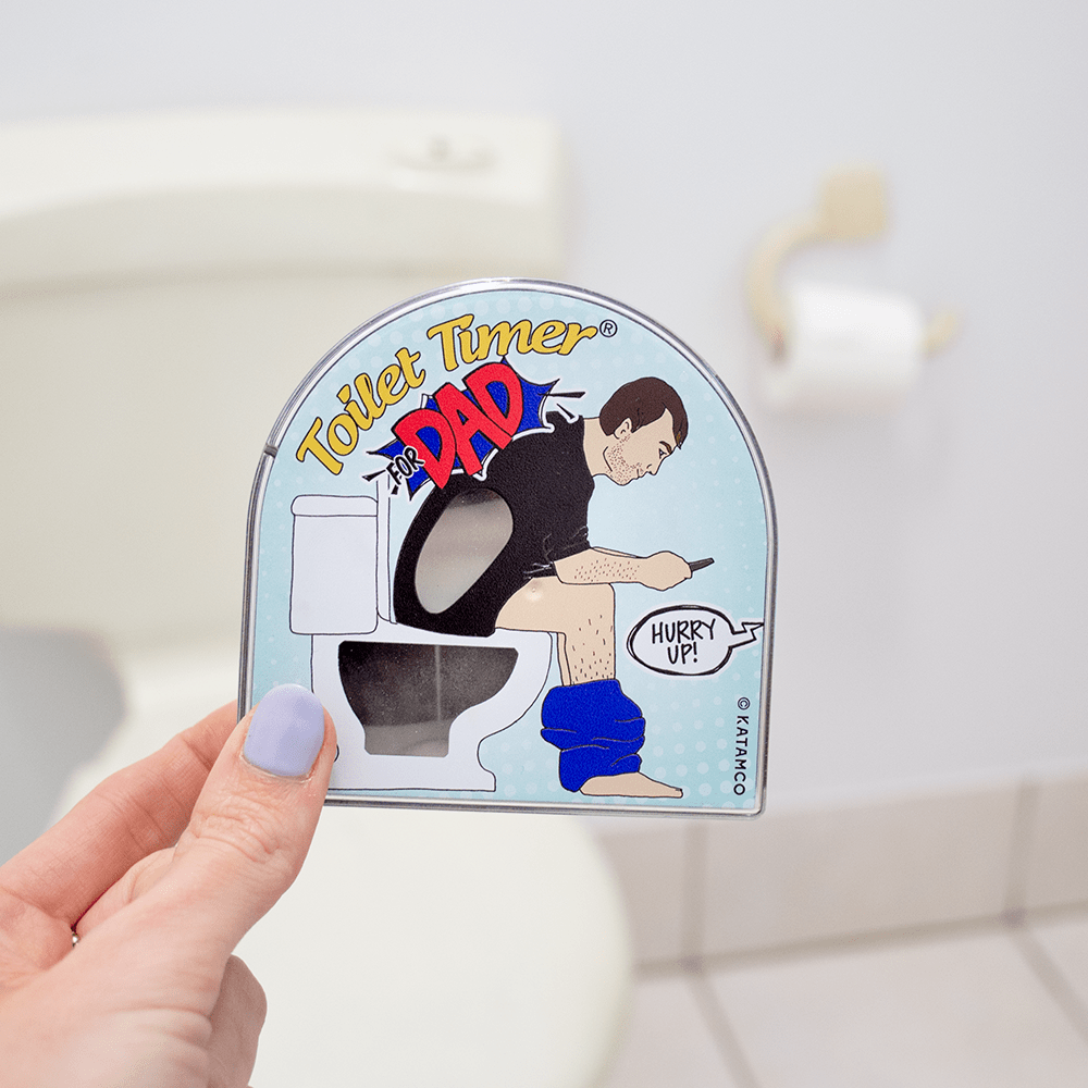 2-sided Bathroom Timer Funny Gag Gift 