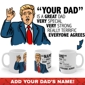 Trump Approves Your Dad 👌 - Customisable Coffee Mug