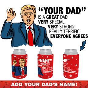 Trump Approves Your Dad 👌 - Personalised Stubby Holder