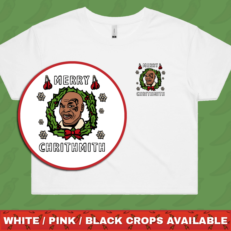 Tyson Christmas 🥊 - Women's Crop Top