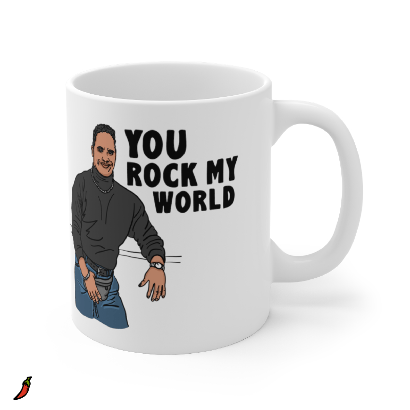 U Rock My World 👨🏾 - Coffee Mug