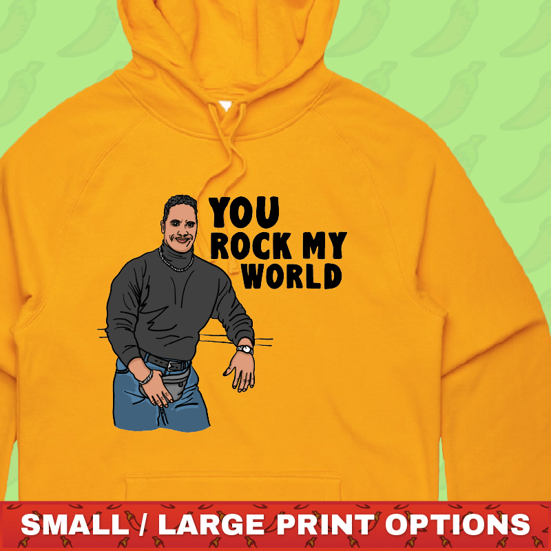 U Rock My World 👨🏾 - Unisex Hoodie