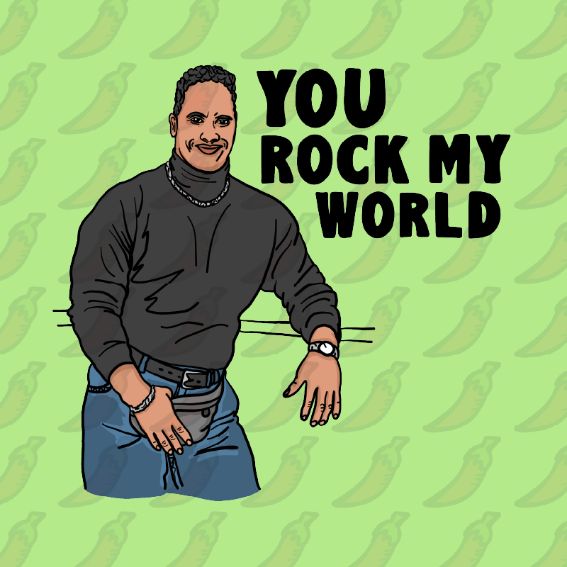 U Rock My World 👨🏾- Women's Crop Top